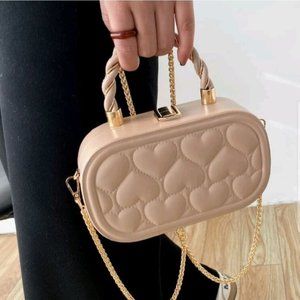 Heart Print Purse